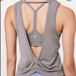 NWOT Lululemon Deep Stretch Tank in Half Moon